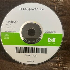 HP White Software Installation Disc for‎ Computers